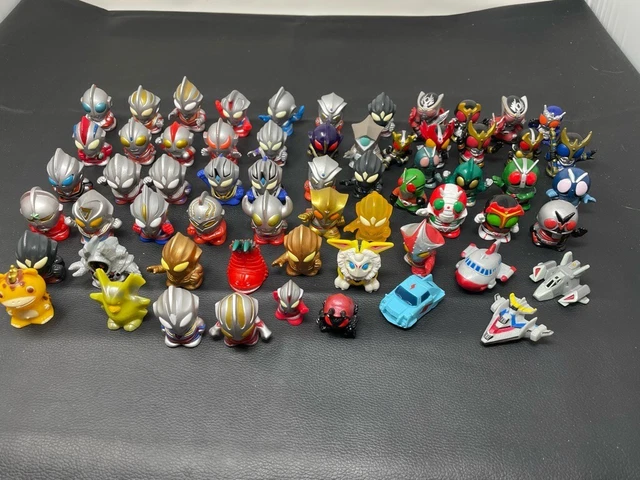 Ultraman Ultra Monster Kamen Rider Toei Hero Mini Figure 62set BANDAI