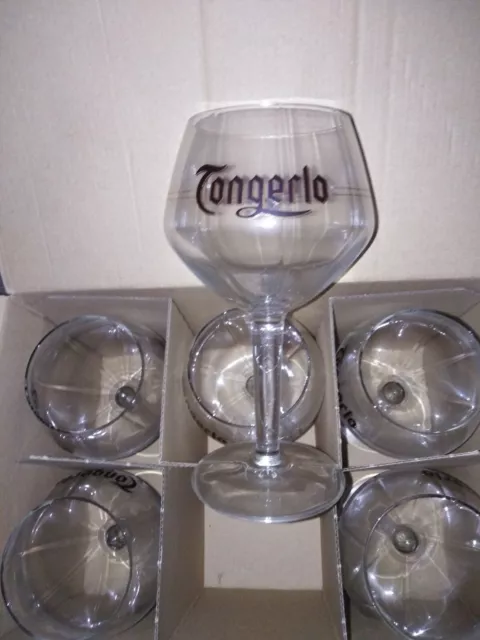 Lot de 6 verres bière tongerlo 25cl  neuf no Leffe neufs