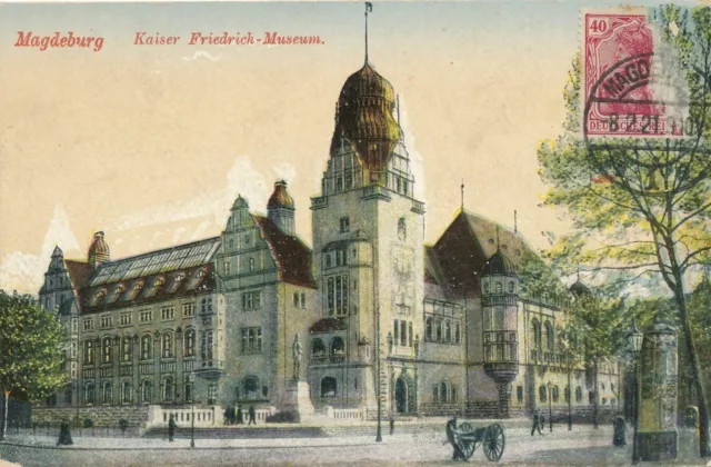 MAGDEBURG - Kaiser Friedrich Museum - Germany - 1921