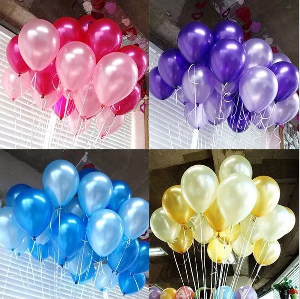 Bulk 25cm/10" Helium Latex Standard Balloons Party Wedding Birthday 3