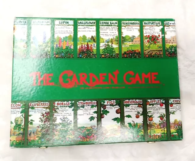 Vintage The garden game deluxe edition 1980s design centre board game