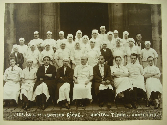 Servizio Doctor Ricco Ospedale Tenon 1927 Parigi Ménilmontant Fotografia Lour
