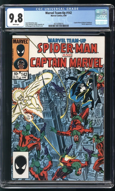 Marvel Team-Up 142 CGC 9.8 NM/M Captain Marvel & Starfox app Spider-Man