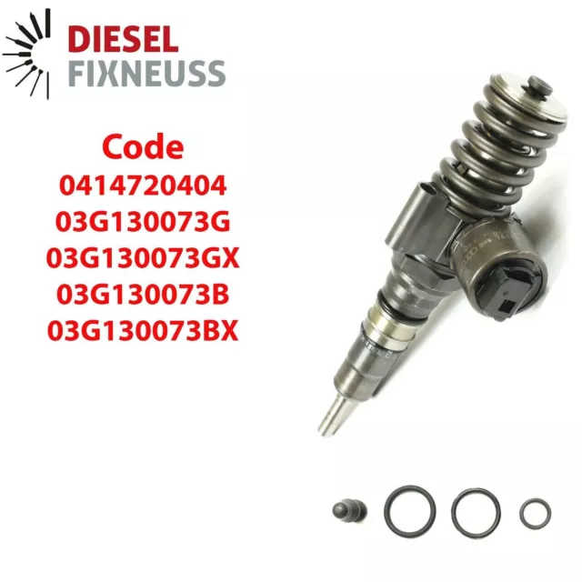 Bosch Audi VW Skoda Seat 04-09 2.0TDI BLB BRE BKD Fuel Injector 03G130073G GX x4 3