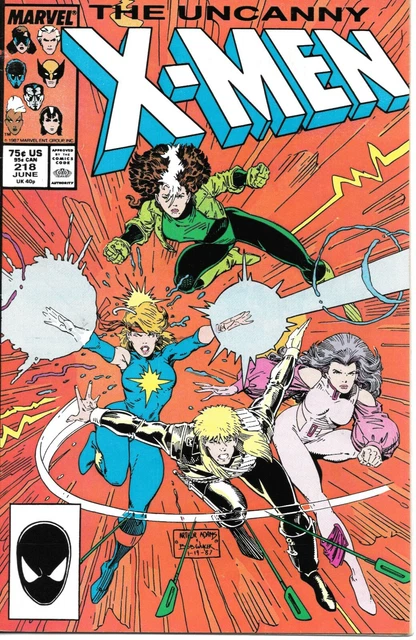 Uncanny X-Men  218 (1987) High Grade  Longshot Dazzler