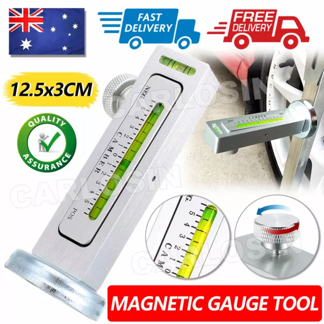 Adjustable Magnetic Gauge Tool For Car Truck Camber Castor Strut Wheel Alignment