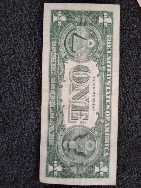 1957A One Dollar Well Circulated Silver Certificate Note - $1 Bill 2