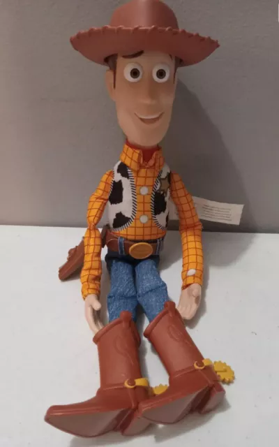 Vintage Disney Pixar Toy Story Pull String Talking Woody Nice !