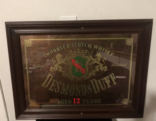 Desmond & Duff Deluxe Blended Scotch Whisky Bar Sign