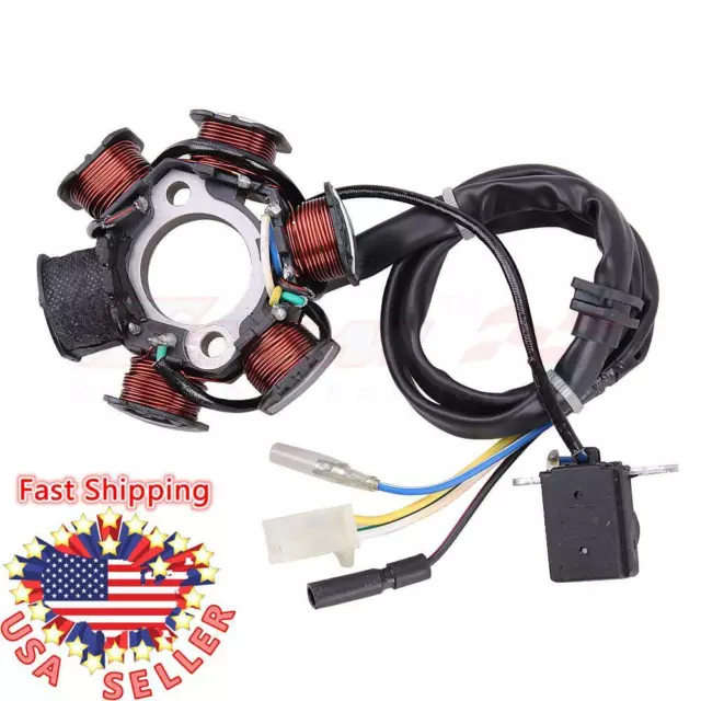 Motor Stator Magneto 6 Pole Coil For GY6 50 110 125cc 150cc Scooter Moped TaoTao