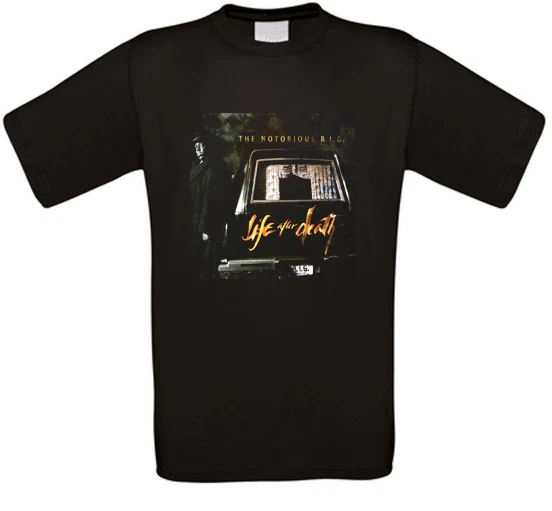 Notorious BIG Life after Death Rap Hip Hop T-shirt tutte le taglie NUOVA