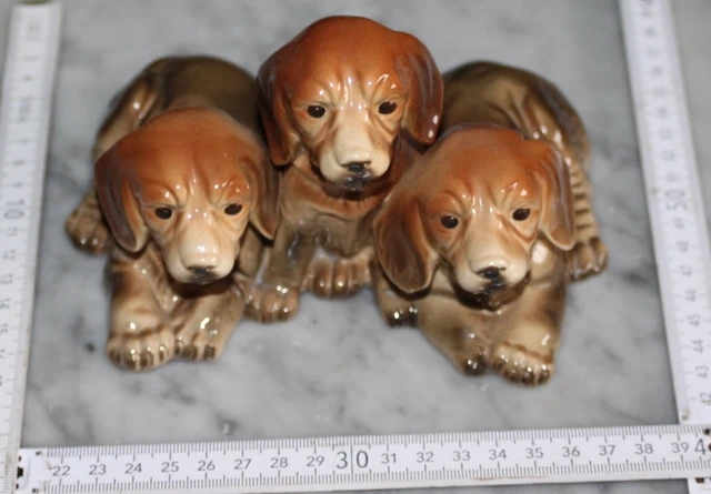 porzellan-tier-figur-hund-3er-gruppe-dackel-welpen-neundorf-alt-top