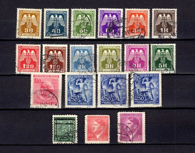 Briefmarken Posten Böhmen und Mähren gestempelt