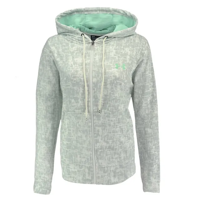 New With Tags Womens UA Under Armour Cold Gear Logo Athletic Gym Full Zip Hoodie