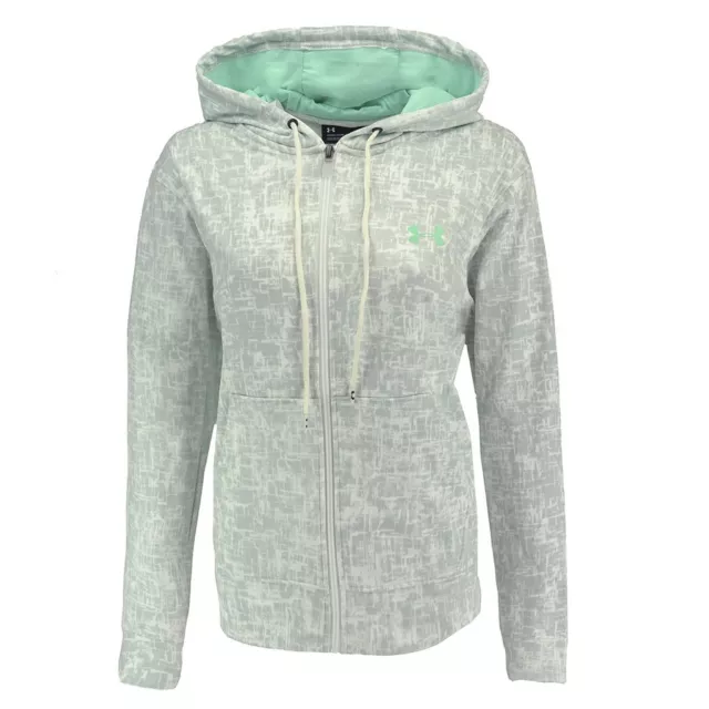 Womens UA Under Armour Cold Gear Logo Athletic Gym Full Zip Hoodie New With Tags