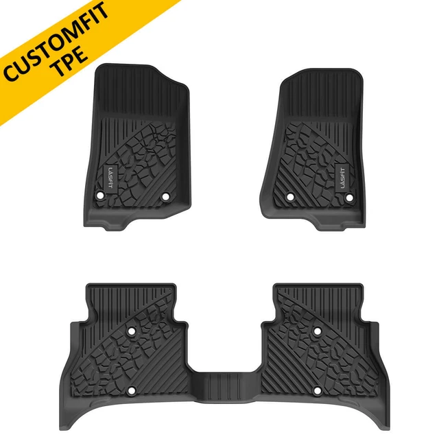 ALL WEATHER CUSTOM Floor Mats For 20182023 Jeep Wrangler 4Door Car