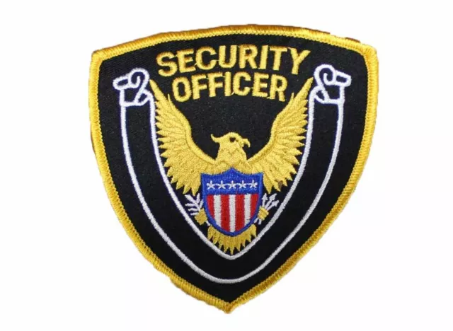 Black/Yellow Eagle Security Officer Patch by Solar 1