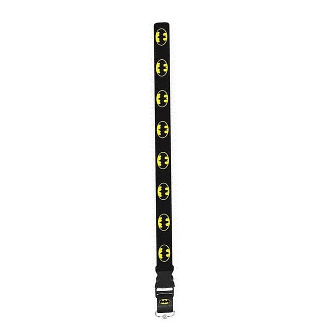 New DC Comics Batman Logo Lanyard Key Holder with Safety Latch