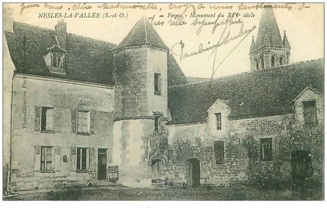 95 .n°39463 . nesles la vallée.ferme