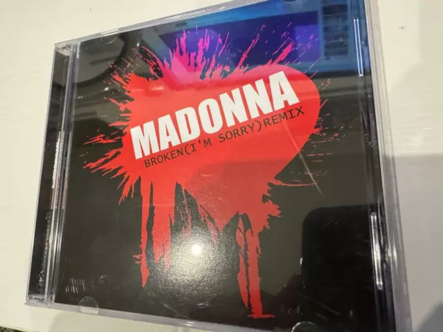 Madonna Broken I'm Sorry 9 Mix China Chinese Maxi Remixes CD w Obi Strip MDNA