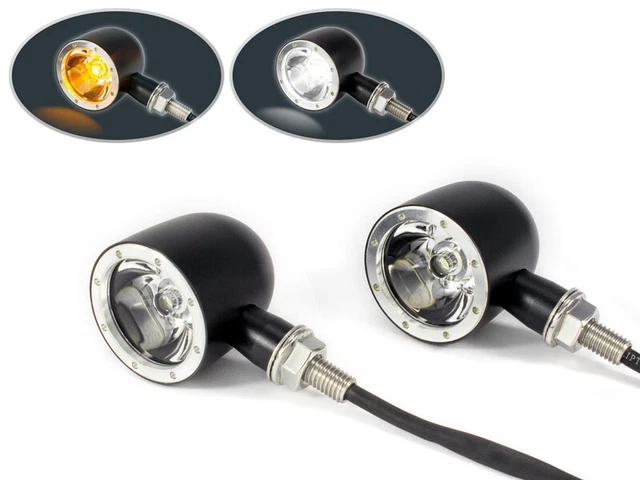 TAAC FR06 Clignotants Avant Moto LED pour CARÉNAGE - Lentille Fumée TAAC FR06 Clignotants Avant Moto LED pour CARÉNAGE - Lentille Fumée