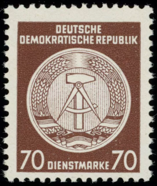 DDR-Dienst, MiNr. A 27 x I YI, tadellos postfrisch, Befund Ruscher, Mi. 350,-
