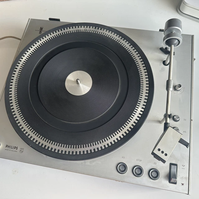 PLATINE TOURNE-DISQUE PHILIPS AUTOMATIC - voir description pour état