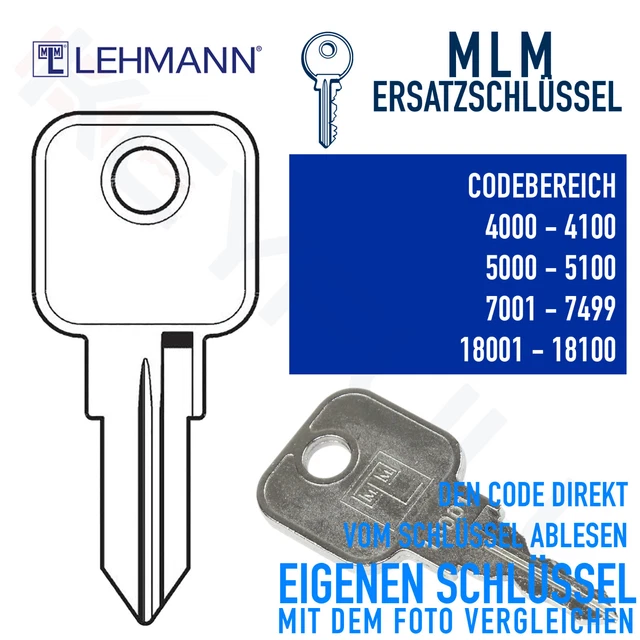 Ersatzschlüssel Ikea JMA Ersatzschlüssel 18001 Für Ikea MLM Schlösser – Möbelzylinder Spind & Büro