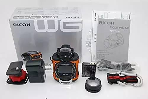 RICOH Waterproof Action Camera WG-M1 OR 08286 Orange from Japan F/S