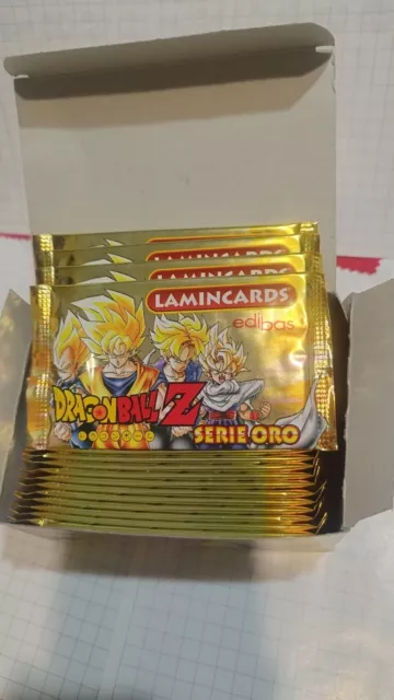 Lamincards  Dragonball  Z - Serie Oro - Prezzo Per 4 Bustine - Edizione Edibas