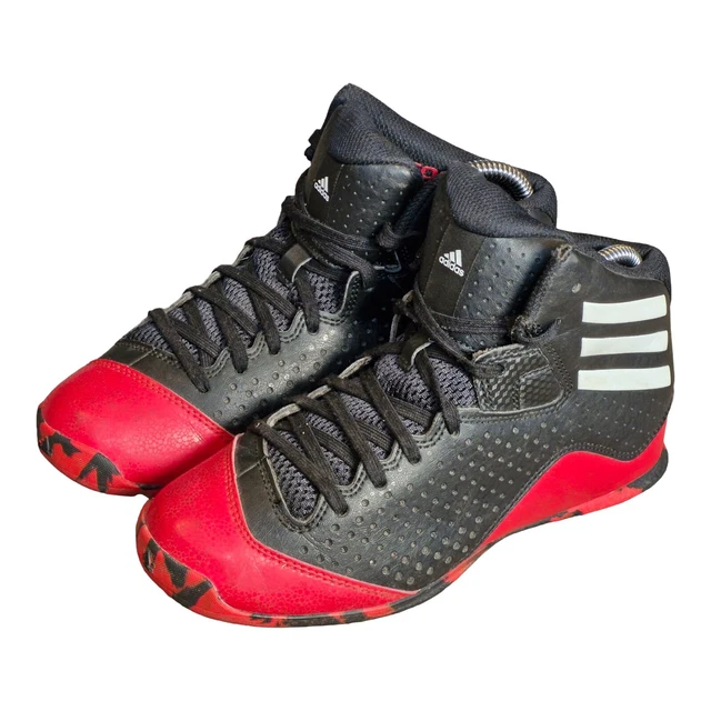 ADIDAS BLACK RED ADIPRENE Plus Geofit Ape Hi Top Basketball Boots UK 10.00 PicClick UK