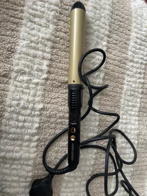 Outstanding Andrew Barton Soft Curls Argan Infused Curling Wand 66 watts