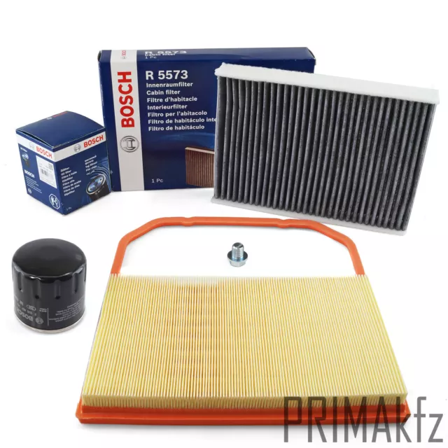 Bosch Kit Ispezione Pacchetto Set Filtri per Seat Mii Skoda Citigo VW Up 1.0