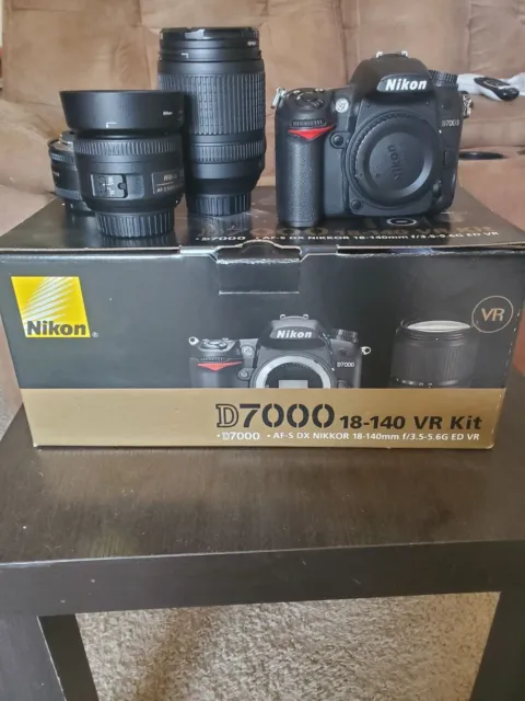 Nikon D D7000 16.2MP Digital SLR Camera - Black (Kit w/ AF-S DX ED VR II...