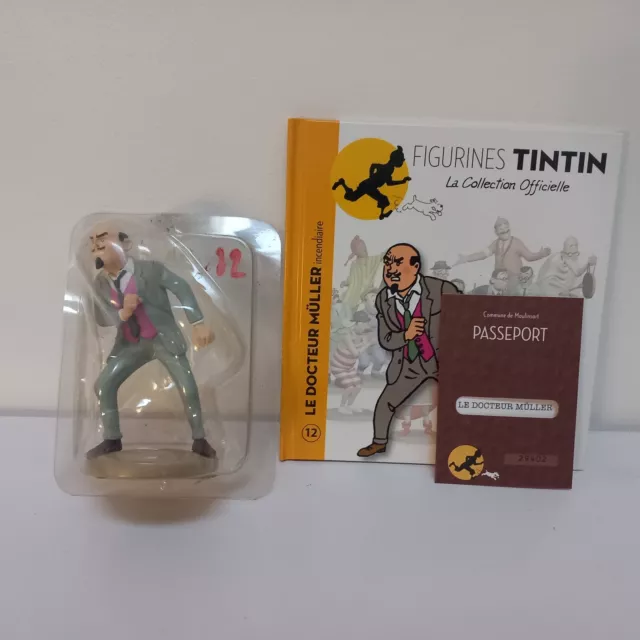 Figurine Tintin Collection Officielle  - Le Docteur Muller - N° 12