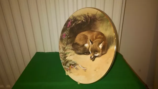 Royal Worcester "The Fox 1918" Limited Edition Collectors Plate