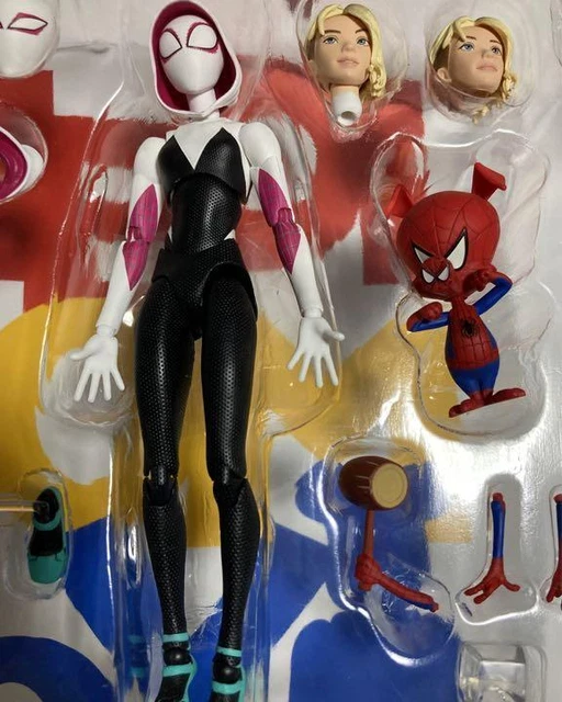 MAFEX SPIDER GWEN into the spiderverse n.134 figura 6"" medicom originale EUR 103,74 - IT