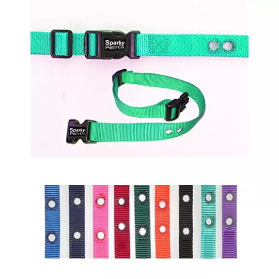 3/4" Replacement Dog Collar Strap Nylon 2 HOLE  for PetSafe SportDOG Innotek 