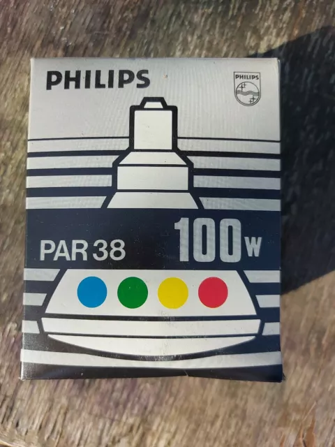 Philips PAR 38  Spot 100 Watt, Rot ,alte Produktion hochwertig , neu