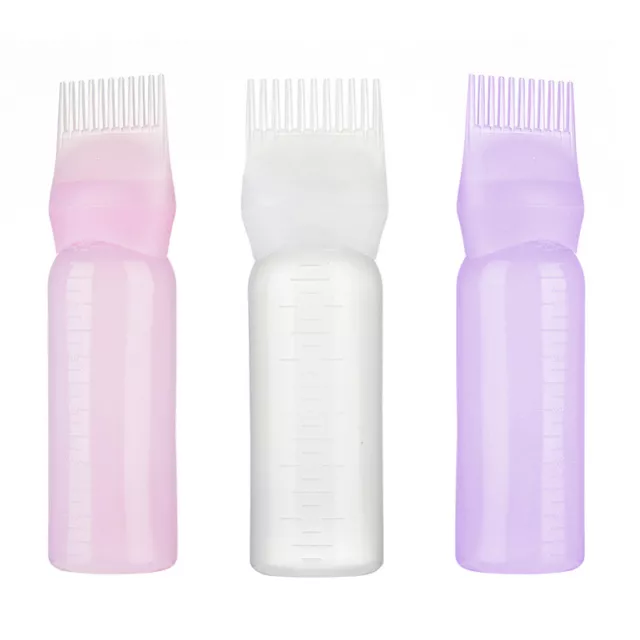 Hair dye bottle comb bottle dye  coloring hair care pot shampoo bottle M8R8