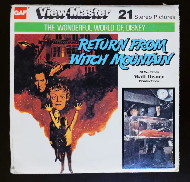 🎬Viewmaster 70's Movie🎬Disney's "Return from Witch Mountain"🎬View-Master