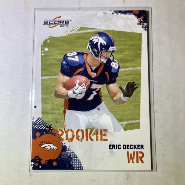 2010 Score #340 Eric Decker RC Rookie