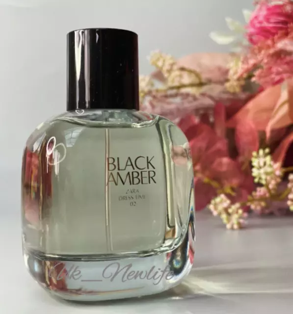 ZARA WOMAN BLACK Amber Eau De Toilette EDT Fragrance Perfume 90ml