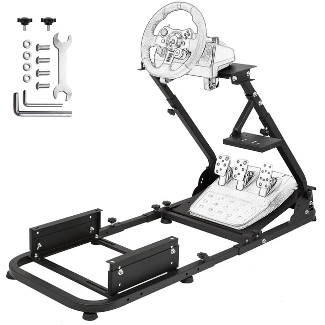 Sim Racing Monitor Steering Wheel Hottoby Racing Simulator Cockpit ...
