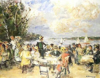 Impressionismus Max Liebermann Gartenrestaurant An Der Havel 45 Faksimile