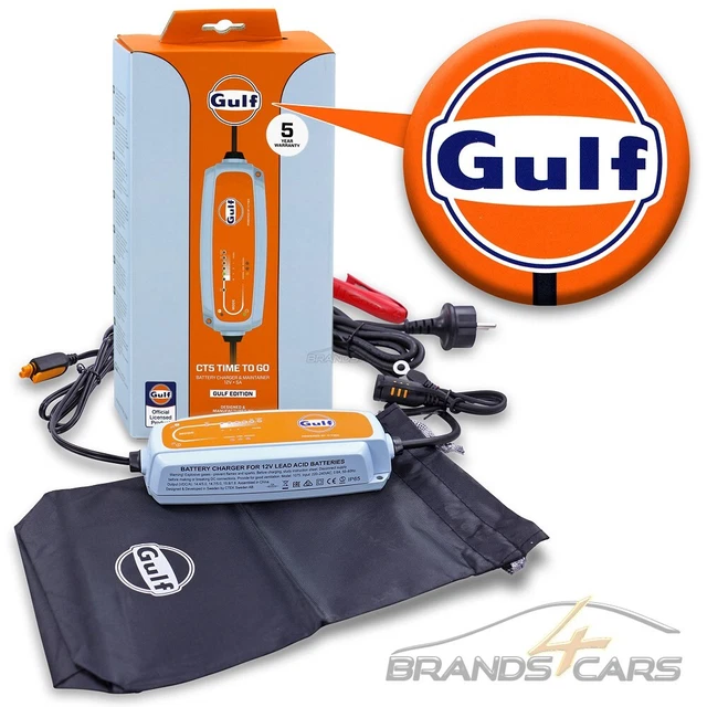Ctek Ct5 Time To Go Gulf Edition Caricabatterie Supporto Carica 50043041