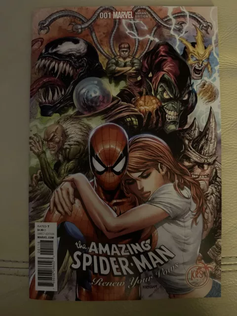 Marvel The Amazing Spider-Man Renew Your Vows #1 2017 KRS Variant Kirkham Cover