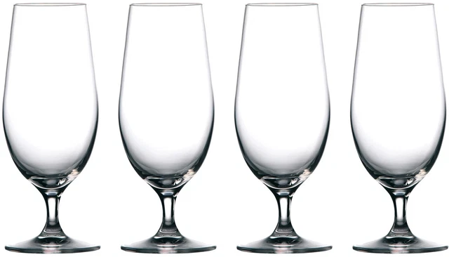 MARQUIS BY WATERFORD CRYSTAL 'MOMENTS' 4 PILSNER/BEER GLASSES 460ml (BOXED) NEW