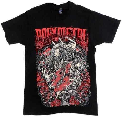 BABYMETAL ROSE WOLF T-shirt Black M size 2017 goods $76.60 