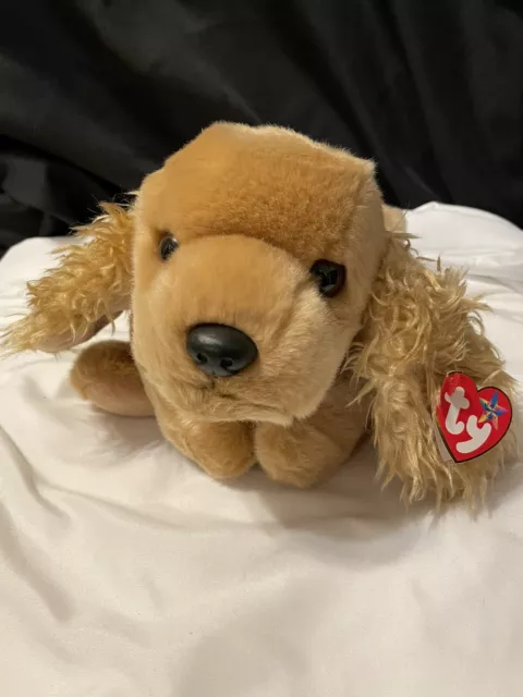 Cocker Spaniel 2000 Ty Beanie Baby Spunky Plush Stuffed Animal With Tags